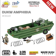 Load image into Gallery viewer, DUKW Amphibia- COBI 3110 - 508 brick amphibious car

