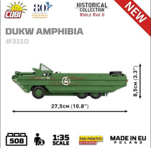 Load image into Gallery viewer, DUKW Amphibia- COBI 3110 - 508 brick amphibious car

