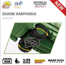 Load image into Gallery viewer, DUKW Amphibia- COBI 3110 - 508 brick amphibious car
