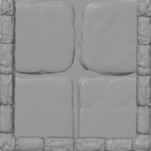 Load image into Gallery viewer, Dungeon Tile - End - ModelBricks

