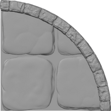 Load image into Gallery viewer, Dungeon Tile - Curved

