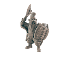 Load image into Gallery viewer, Fighter Dwarf Male - ModelBricks
