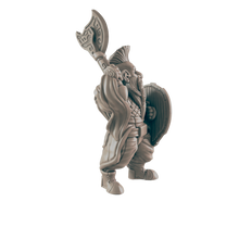 Load image into Gallery viewer, Fighter Dwarf Male - ModelBricks
