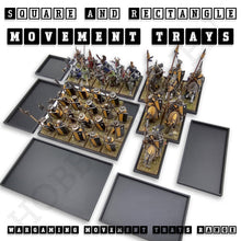 Load image into Gallery viewer, Rectangle Movement Trays | Cavalry &amp; Monsters | 50×25-100×60mm | OBS System - ModelBricks
