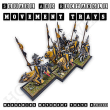 Load image into Gallery viewer, Rectangle Movement Trays | Cavalry &amp; Monsters | 50×25-100×60mm | OBS System - ModelBricks
