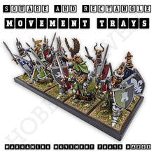 Load image into Gallery viewer, Rectangle Movement Trays | Cavalry &amp; Monsters | 50×25-100×60mm | OBS System - ModelBricks
