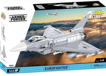 Load image into Gallery viewer, Eurofighter Typhoon (Germany) brick plane model - COBI 5848 - 644 bricks
