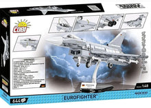 Load image into Gallery viewer, Eurofighter Typhoon (Germany) brick plane model - COBI 5848 - 644 bricks
