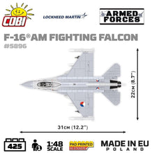 Load image into Gallery viewer, F-16 AM Fighting Falcon plane brick model - COBI 5896 - 425 bricks
