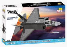 Load image into Gallery viewer, F-35A Lightning II "Husarz" brick plane model - COBI 5904 - 600 bricks
