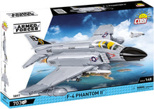 Load image into Gallery viewer, F-4 Phantom II brick plane model - COBI 5897 - 703 bricks
