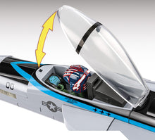 Load image into Gallery viewer, F/A-18E Super Hornet 'Top Gun: Maverick' brick plane model - COBI 5805A - 560 bricks
