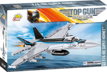 Load image into Gallery viewer, F/A-18E Super Hornet 'Top Gun: Maverick' brick plane model - COBI 5805A - 560 bricks

