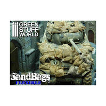 Load image into Gallery viewer, Green Stuff World: Scale Flexible Sand Bags for Dioramas and Scenery x25 - ModelBricks
