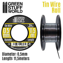 Load image into Gallery viewer, Green Stuff World: Flexible Tin Wire Roll - ModelBricks
