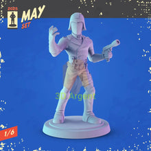 Load image into Gallery viewer, G.I. Joe Miniatures – Snake Eyes Storm Shadow Destro Cobra 32mm Resin Figures
