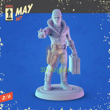 Load image into Gallery viewer, G.I. Joe Miniatures – Snake Eyes Storm Shadow Destro Cobra 32mm Resin Figures

