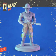 Load image into Gallery viewer, G.I. Joe Miniatures – Snake Eyes Storm Shadow Destro Cobra 32mm Resin Figures
