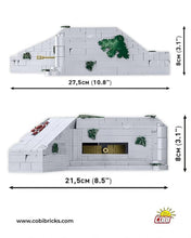 Load image into Gallery viewer, German bunker - Regelbau 667 - COBI 3136 - 642 bricks
