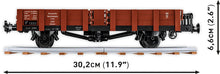Load image into Gallery viewer, German Railway Guterwagen TYP OMMR 32 LINZ brick model - COBI 6285 - 584 bricks
