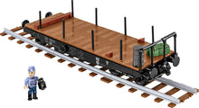 Load image into Gallery viewer, German Railway Schwerer Platformwagen TYP SSY brick model - COBI 6284 - 424 bricks
