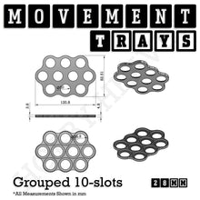 Load image into Gallery viewer, 28mm Movement Trays for Tabletop Games | Wargaming | Full Range - ModelBricks
