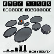 Load image into Gallery viewer, Hero Bases Display Extenders | Squares and Rectangles | Convert Gaming Bases to Display Bases &amp; Plinths - ModelBricks
