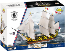 Load image into Gallery viewer, HMS Victory brick warship model - COBI 20096 - 2380 bricks
