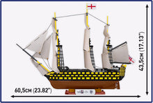Load image into Gallery viewer, HMS Victory brick warship model - COBI 20096 - 2380 bricks
