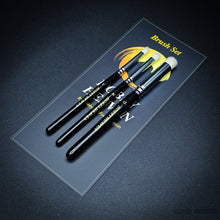 Load image into Gallery viewer, Hobby Heaven 3-Piece Dry Brush Set – S/M/L Miniature Painting Brushes - ModelBricks
