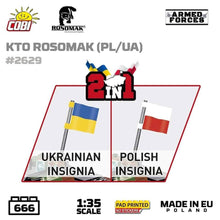 Load image into Gallery viewer, KTO Rosomak armoured car brick model - COBI 2629 - 665 bricks
