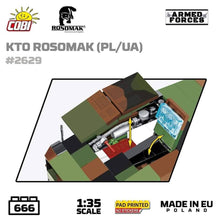 Load image into Gallery viewer, KTO Rosomak armoured car brick model - COBI 2629 - 665 bricks
