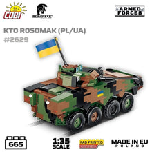 Load image into Gallery viewer, KTO Rosomak armoured car brick model - COBI 2629 - 665 bricks
