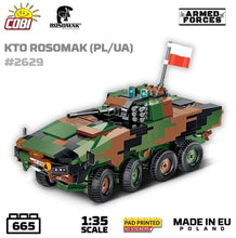 Load image into Gallery viewer, KTO Rosomak armoured car brick model - COBI 2629 - 665 bricks
