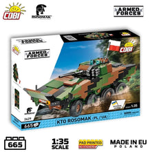 Load image into Gallery viewer, KTO Rosomak armoured car brick model - COBI 2629 - 665 bricks
