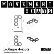 Load image into Gallery viewer, 28mm Movement Trays for Tabletop Games | Wargaming | Full Range - ModelBricks
