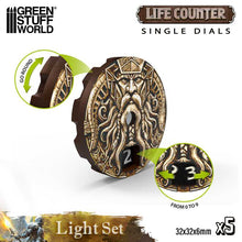 Load image into Gallery viewer, Green Stuff World: MTG Life Counter Dials - 5pc - ModelBricks
