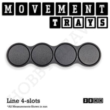 Load image into Gallery viewer, 28mm Movement Trays for Tabletop Games | Wargaming | Full Range - ModelBricks
