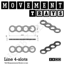 Load image into Gallery viewer, 28mm Movement Trays for Tabletop Games | Wargaming | Full Range - ModelBricks
