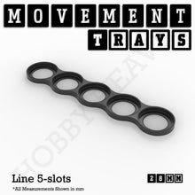 Load image into Gallery viewer, 28mm Movement Trays for Tabletop Games | Wargaming | Full Range - ModelBricks
