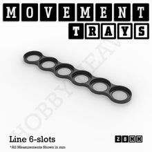 Load image into Gallery viewer, 28mm Movement Trays for Tabletop Games | Wargaming | Full Range - ModelBricks
