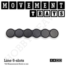 Load image into Gallery viewer, 28mm Movement Trays for Tabletop Games | Wargaming | Full Range - ModelBricks
