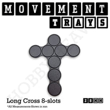 Load image into Gallery viewer, 28mm Movement Trays for Tabletop Games | Wargaming | Full Range - ModelBricks
