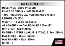Load image into Gallery viewer, M142 Himars high mobility rocket sytem brick model  - COBI 2626 - 604 bricks - ModelBricks
