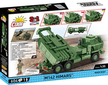 Load image into Gallery viewer, M142 Himars high mobility rocket sytem brick model  - COBI 2626 - 604 bricks - ModelBricks
