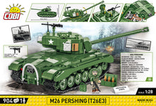 Load image into Gallery viewer, M26 Pershing (T26E3) brick tank model - COBI 2564 - 904 bricks - ModelBricks

