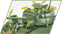 Load image into Gallery viewer, M4A3 Sherman tank brick model - COBI 2570 - 852 bricks
