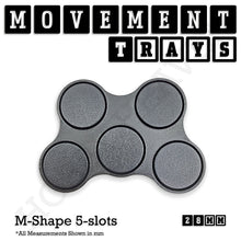 Load image into Gallery viewer, 28mm Movement Trays for Tabletop Games | Wargaming | Full Range - ModelBricks
