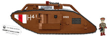 Load image into Gallery viewer, Mark V (Male) no. 9199 WWI brick model - COBI 2995 - 844 bricks
