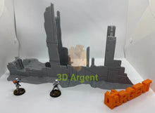 Load image into Gallery viewer, Metal Wreckage Terrain Set – 2 pieces | 28mm–32mm Sci-Fi Legion Miniature Scenery

